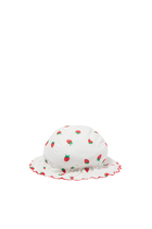Strawberry-Print Hat